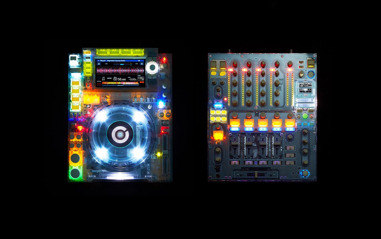 Pioneer DJ & DJ Virgil Abloh Ra Mắt CDJ Và Mixer Trong Suốt