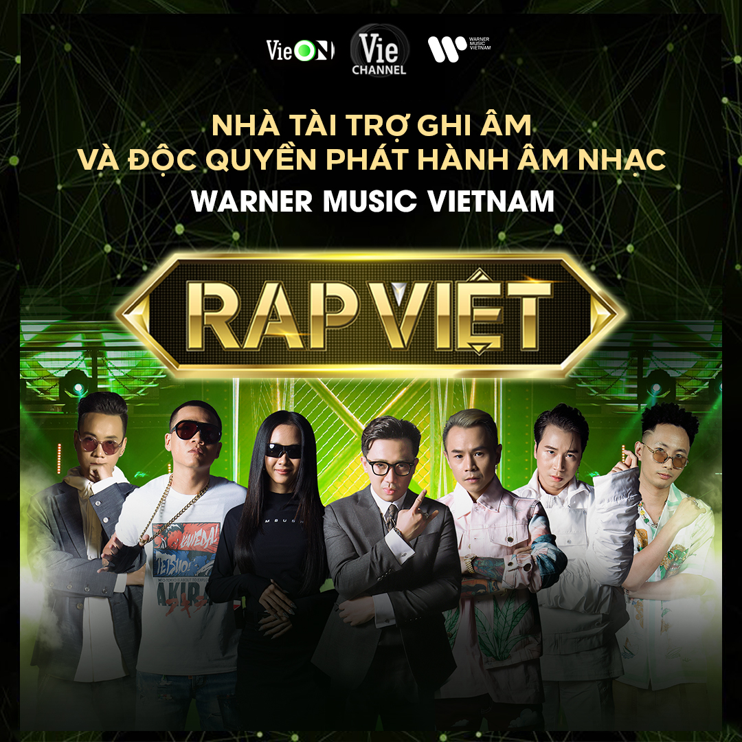 Warner Music Vietnam Trở Thành Nhà Phát Hành Âm Nhạc Độc Quyền Cho Gameshow Rap Việt