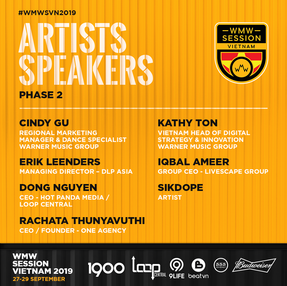 Wired Music Week Session Vietnam 2019 Công Bố Phase 2 Lineup!