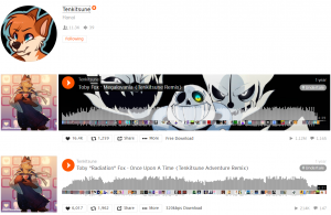 Những kết quả đạt được với hơn nhiều triệu lượt nghe trên SoundCloud của Tenkitsune có thể chuẩn bị biến mất