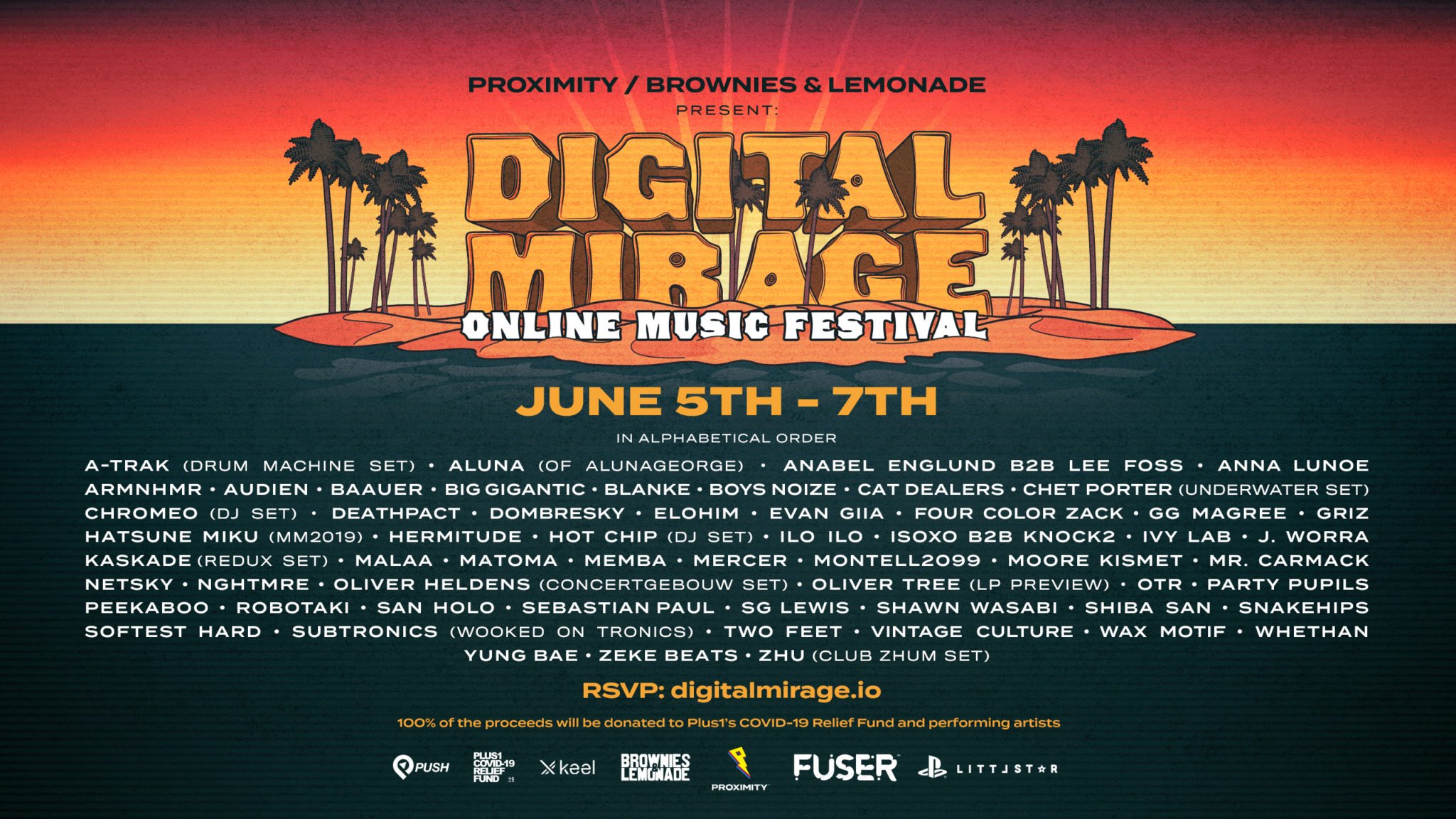 Digital Mirage Công Bố Lễ Hội Trực Tuyến Thứ Hai Góp Mặt Boys Noize, Mr. Carmack, Baauer Và Nhiều Hơn Nữa!