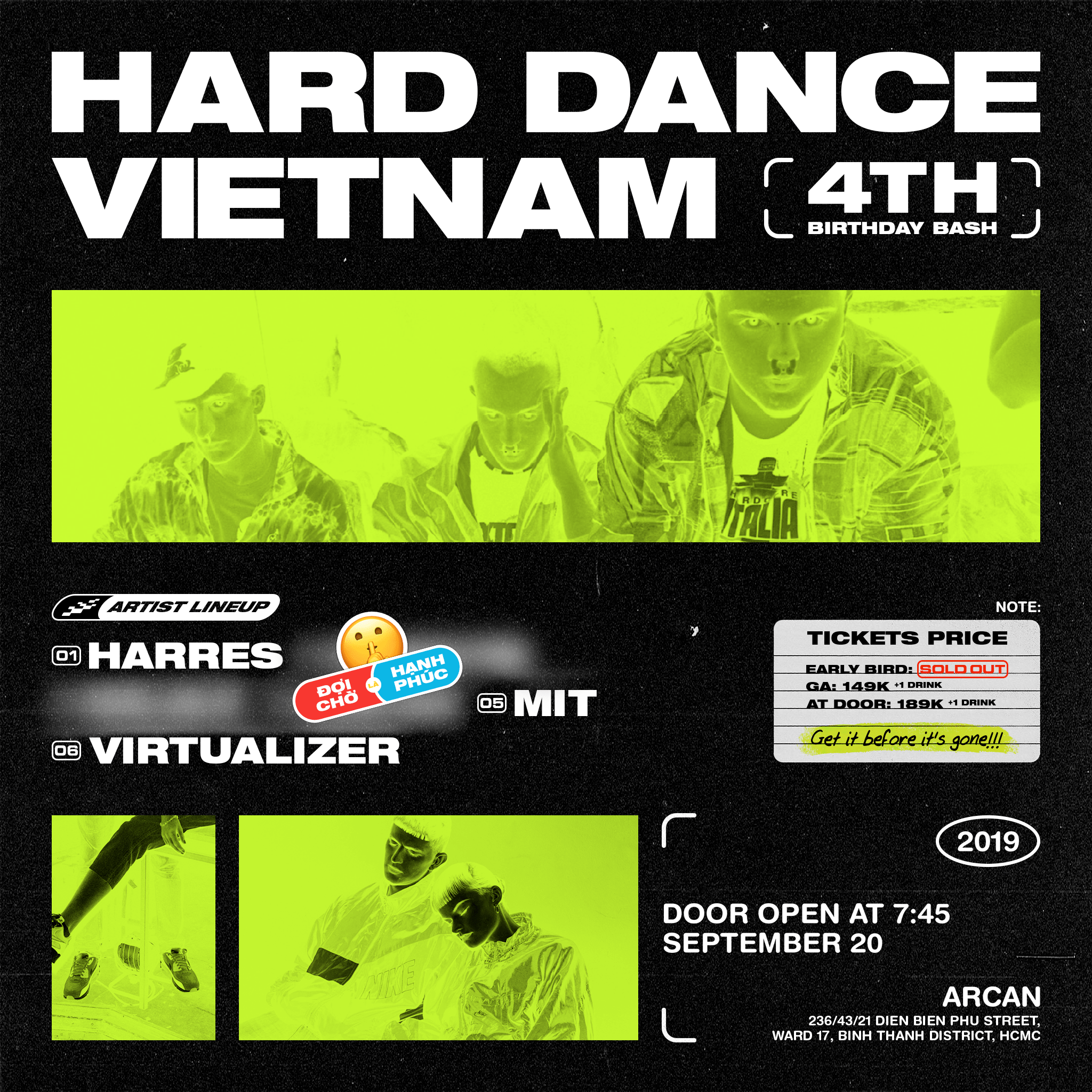 Hard Dance Vietnam Ăn Mừng 4 Năm Thành Lập Với Sự Kiện Đặc Biệt! [Event Saigon]
