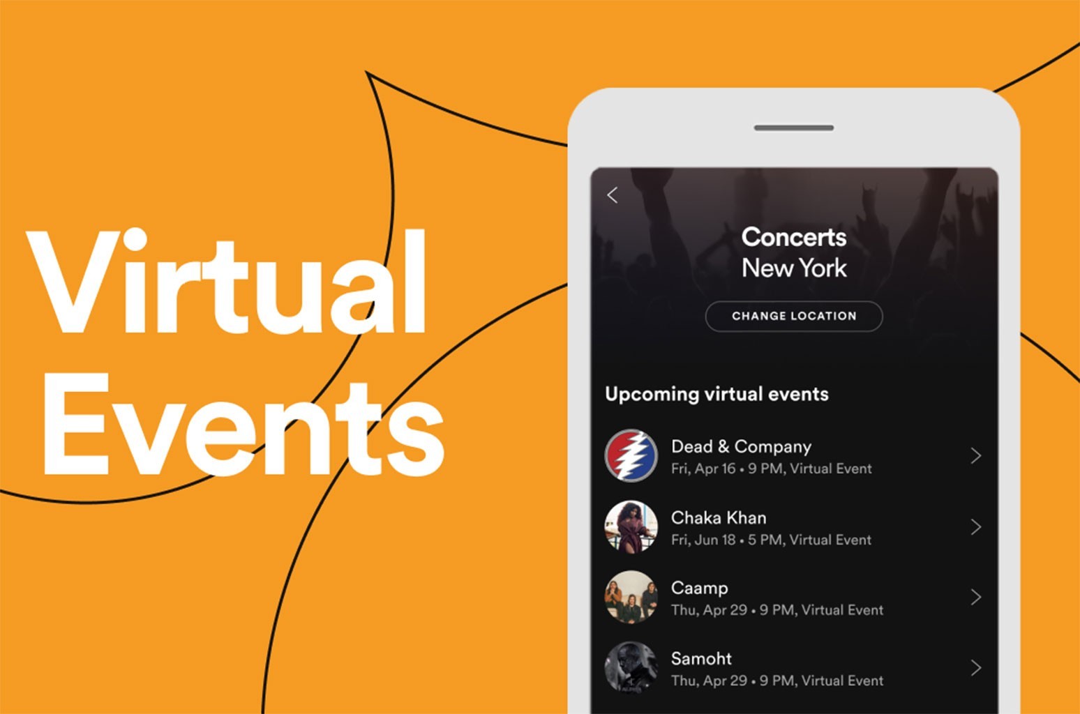 Spotify Sẽ Mở Dịch Vụ Livestream Các Concert Trực Tuyến