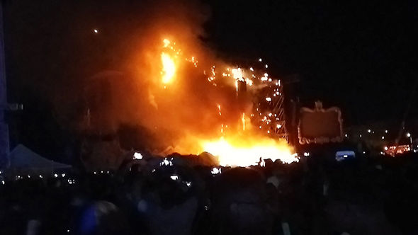 Cháy lớn tại Tomorrowland Unite Barcelona