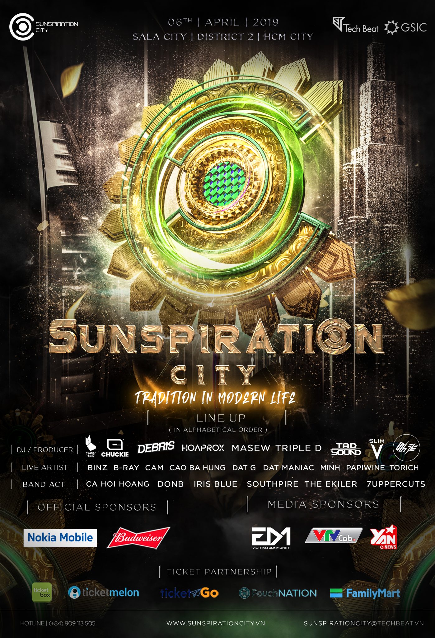 Sunspiration City Festival - Lễ Hội Âm Nhạc Nâng Tầm Nghệ Sĩ Việt [Event Sài Gòn]