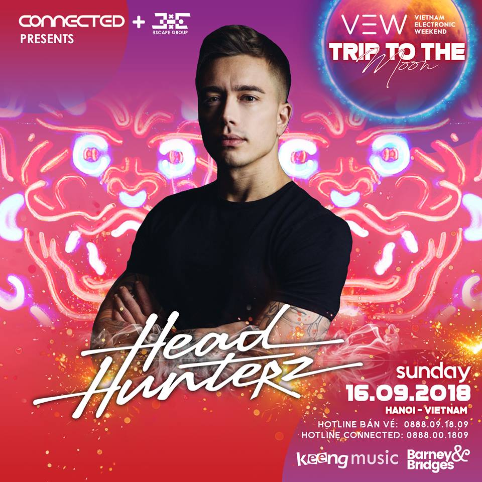 Connected Agency Công Bố Headhunterz Cho Line Up Trip To The Moon - VEW 2018 Sau Yellow Claw